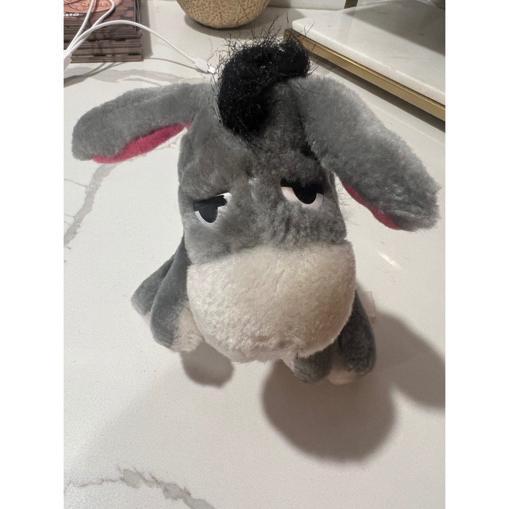Vintage Disney Eeyore Plush Sears Walt Disney Productions Winnie the Pooh Grey